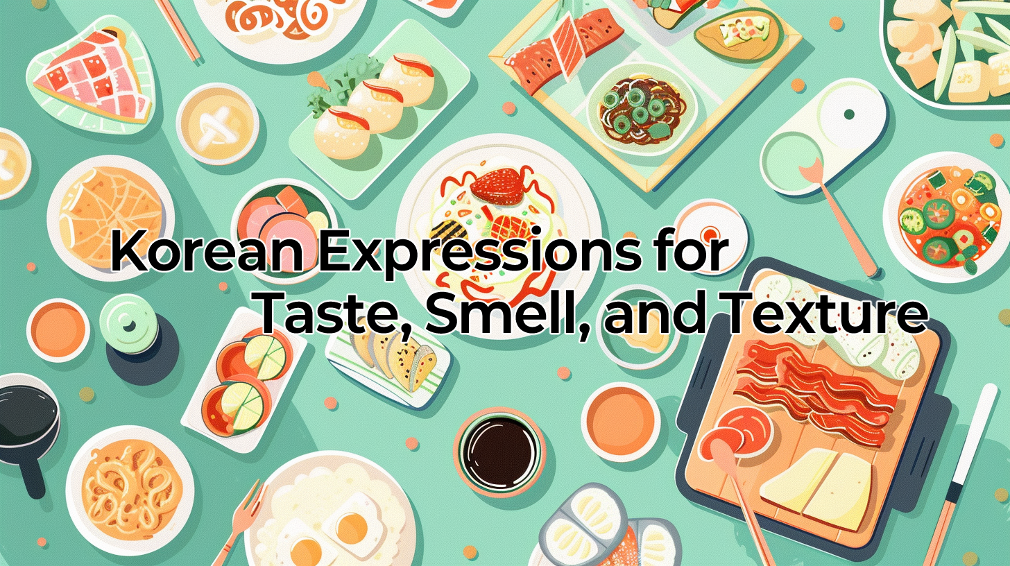Guide to Korean Expressions for Taste, Smell, and Texture