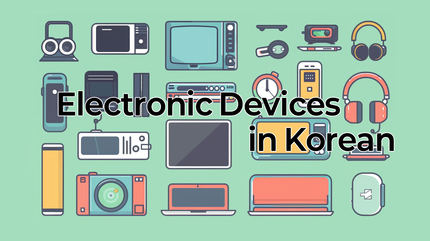 Korean Vocabulary: Electronic Devices